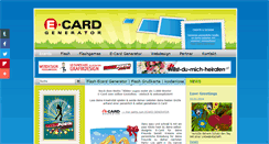 Desktop Screenshot of ecard-generator.com